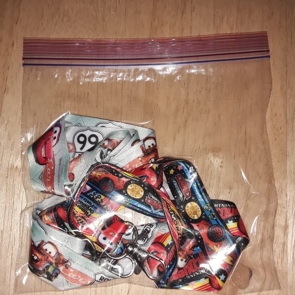 2 Disney Pixar Cars MC Queen Combo 1 Lanyards - Picture 9 of 9